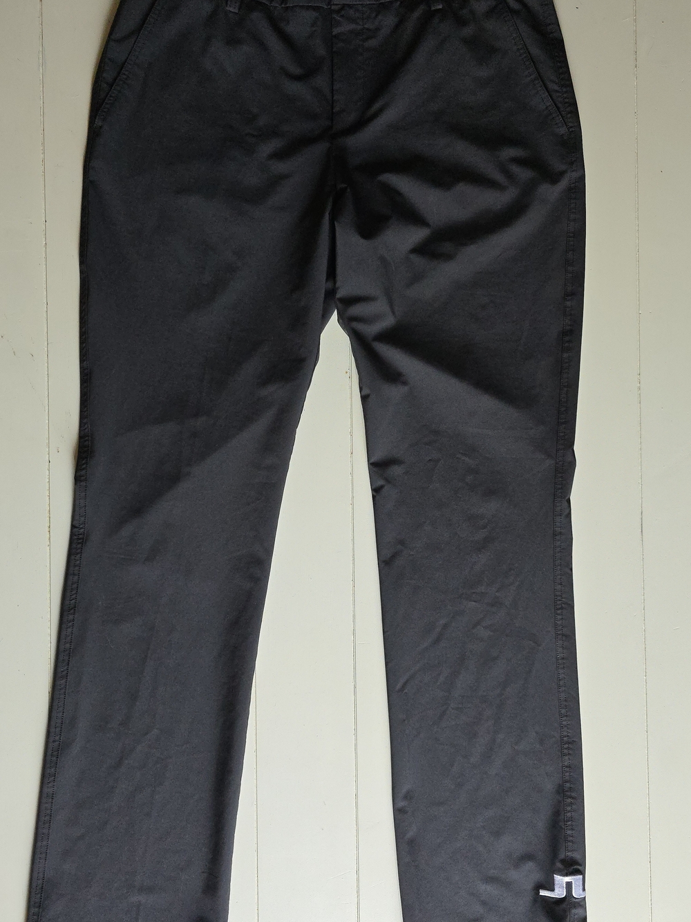 J.Lindeberg Slim Fit Micro Stretch Golf Pants Black Size 36x36 Mint